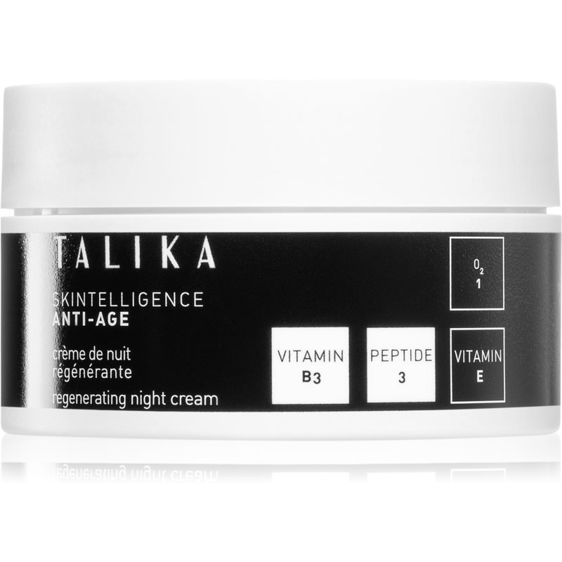 Talika Skintelligence Anti-Age Regenerating Night Cream відновлюючий нічний крем проти старіння та втрати пружності шкіри 50 мл