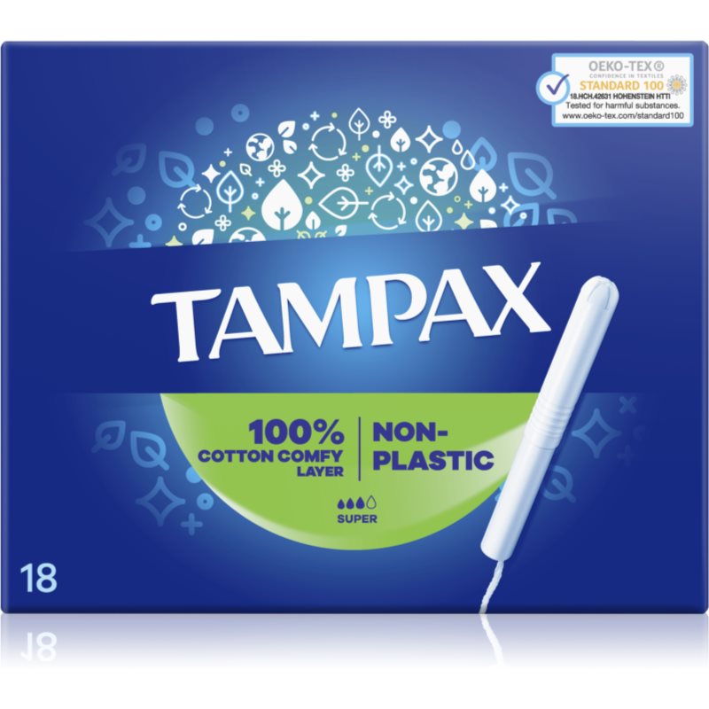 Tampax Super tampons avec applicateur 18 pcs female