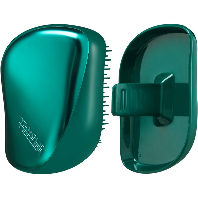 Tangle Teezer Compact Styler Green Jungle Brosse à Cheveux De Voyage 1 Pcs