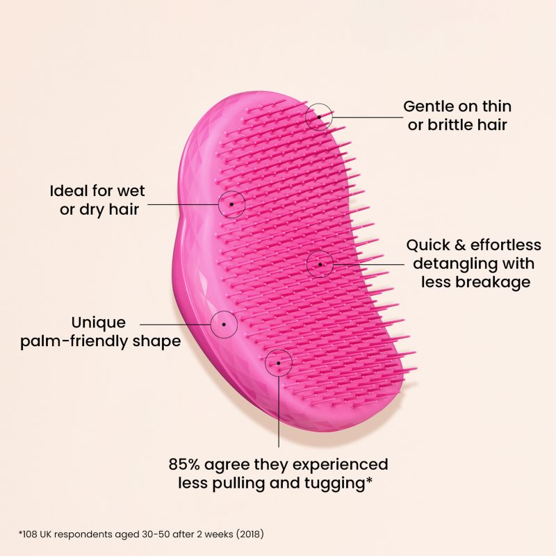 Tangle Teezer Fine & Fragile Hairbrush Berry Bright 1 Pc
