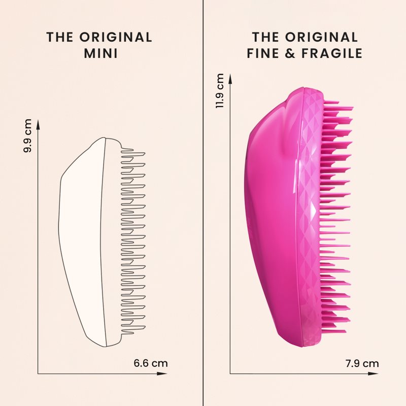 Tangle Teezer Fine & Fragile Hairbrush Berry Bright 1 Pc