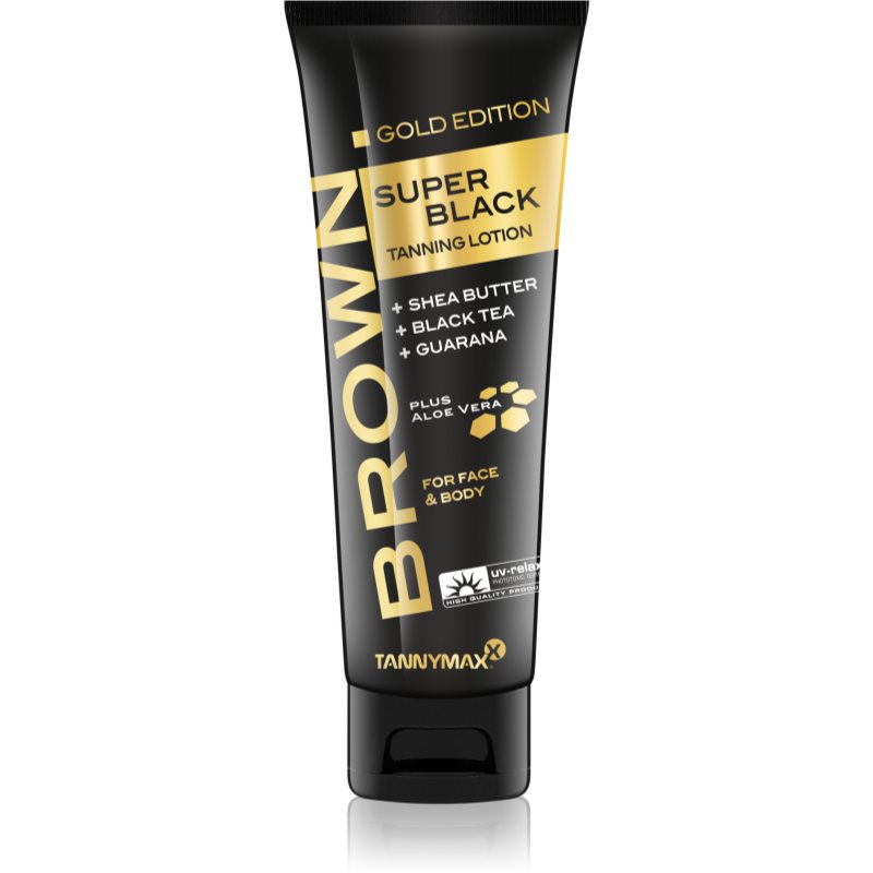 Tannymaxx Brown Super Black Gold Edition Sunbed Tanning Cream For Tan Enhancement 125 Ml