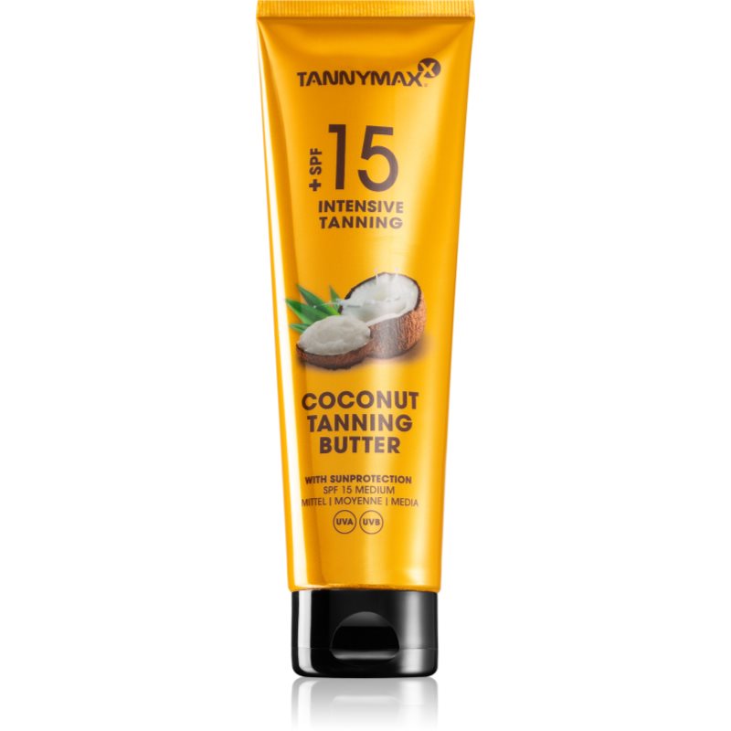 Tannymaxx Coconut Butter kūno sviestas deginimuisi SPF 15 150 ml