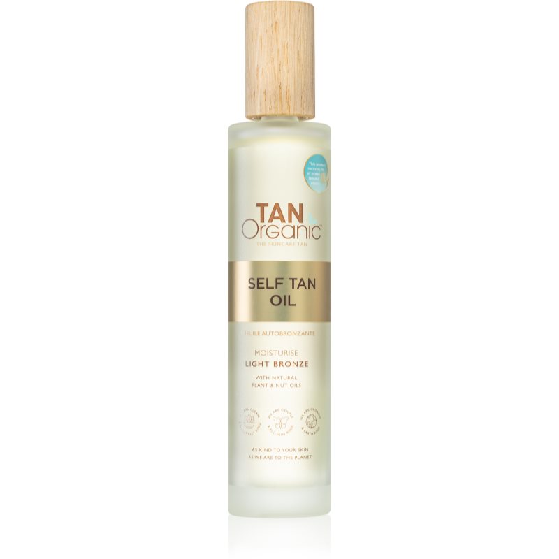 TanOrganic The Skincare Tan олійка для автозасмаги відтінок Light Bronze 100 мл