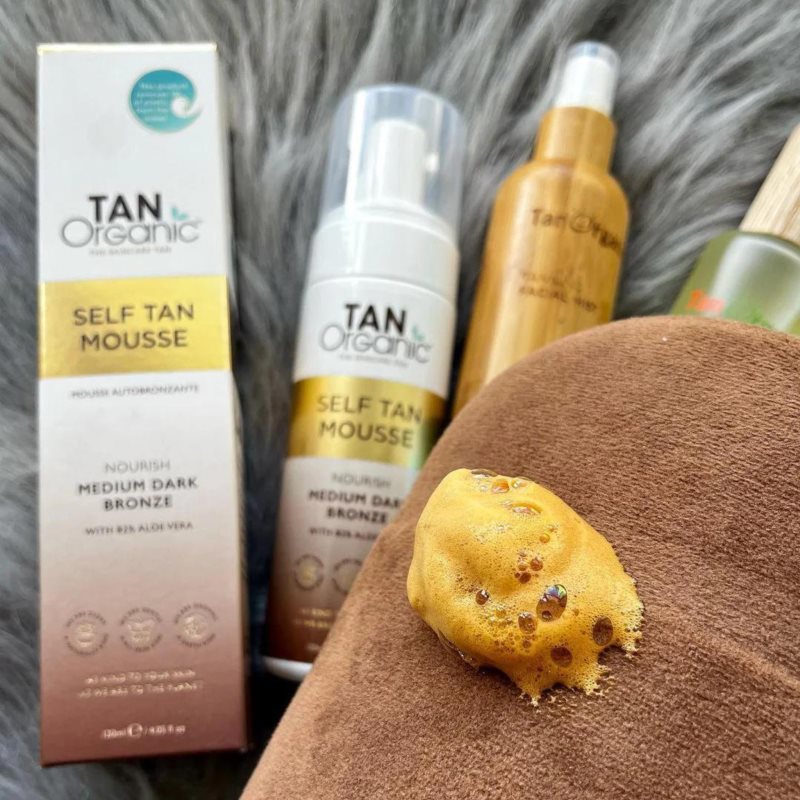 TanOrganic The Skincare Tan захисні рукавички дуо 1 кс