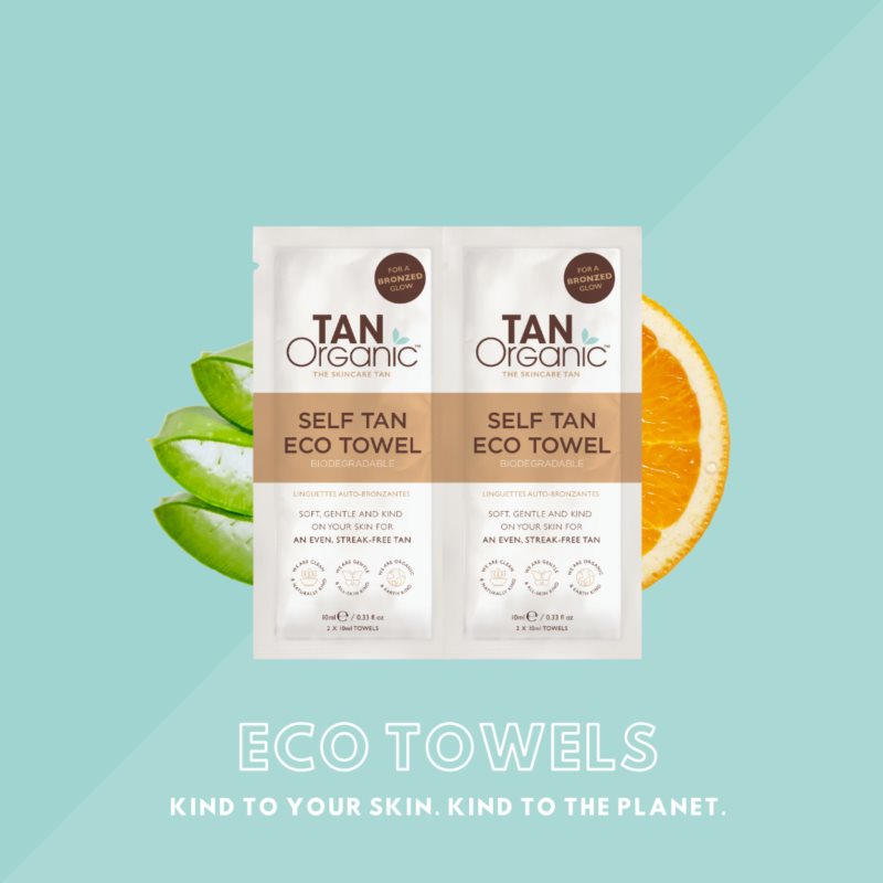 TanOrganic The Skincare Tan Lingette Auto-bronzante 2x10 Ml