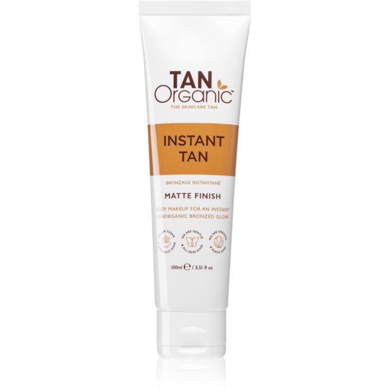 TanOrganic Instant Tan self-tanning body cream with matt effect 100 ml
