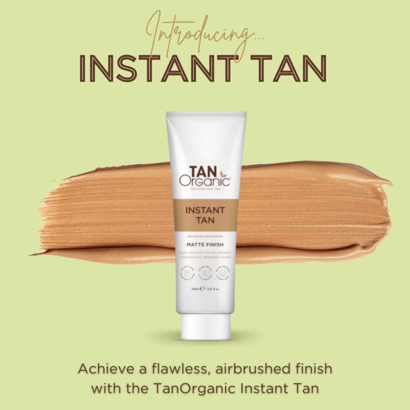 TanOrganic Instant Tan Crème Pour Le Corps Auto-bronzante Effet Mat 100 Ml