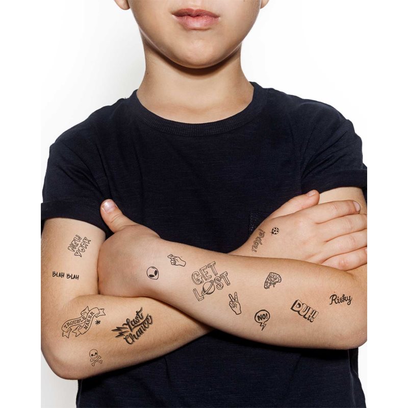 TATTonMe Temporary Tattoos School tattoo für Kinder wasserbeständiges 1 St.