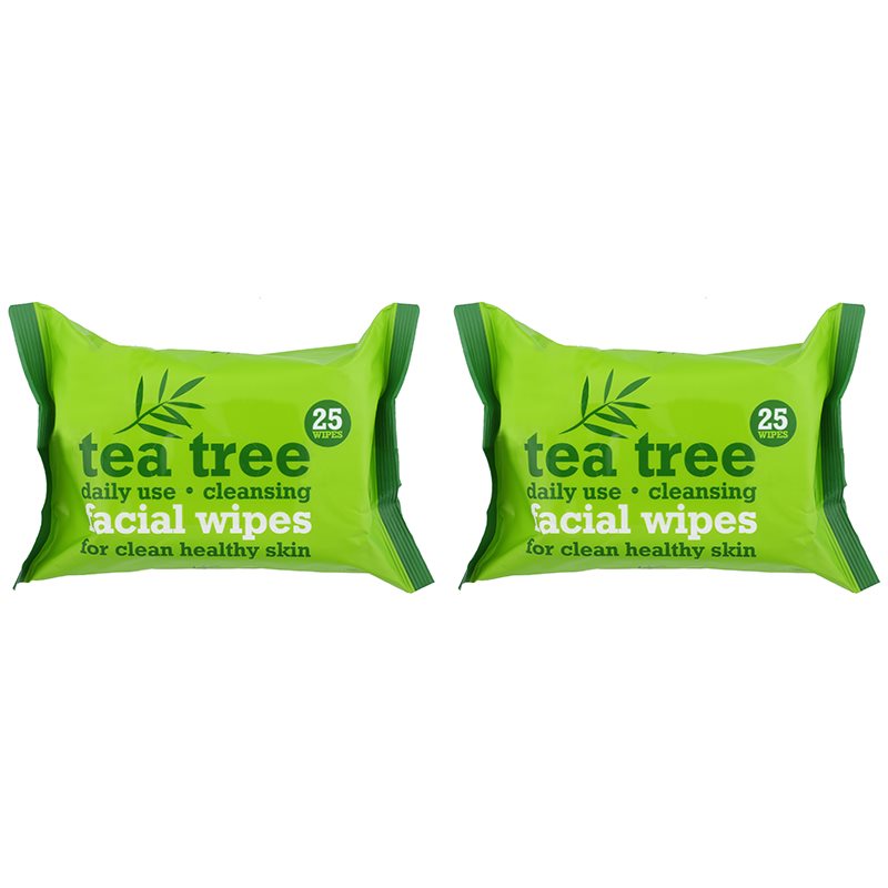 

Tea Tree Facial Wipes очищуючі серветки для обличчя 2×