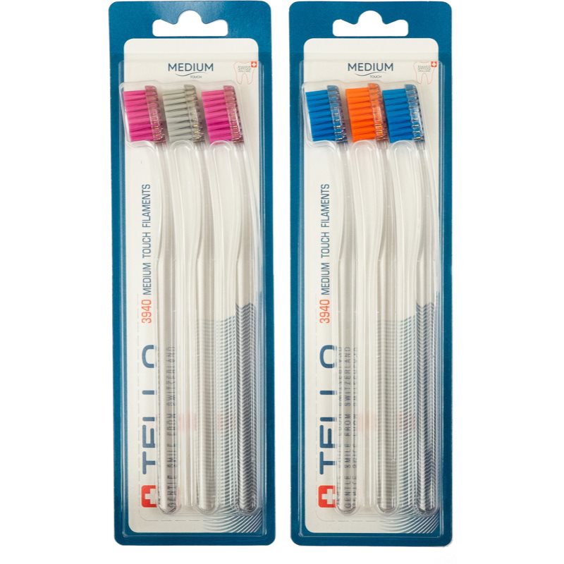 TELLO 3940 Medium 3pack Toothbrush 3 Pc