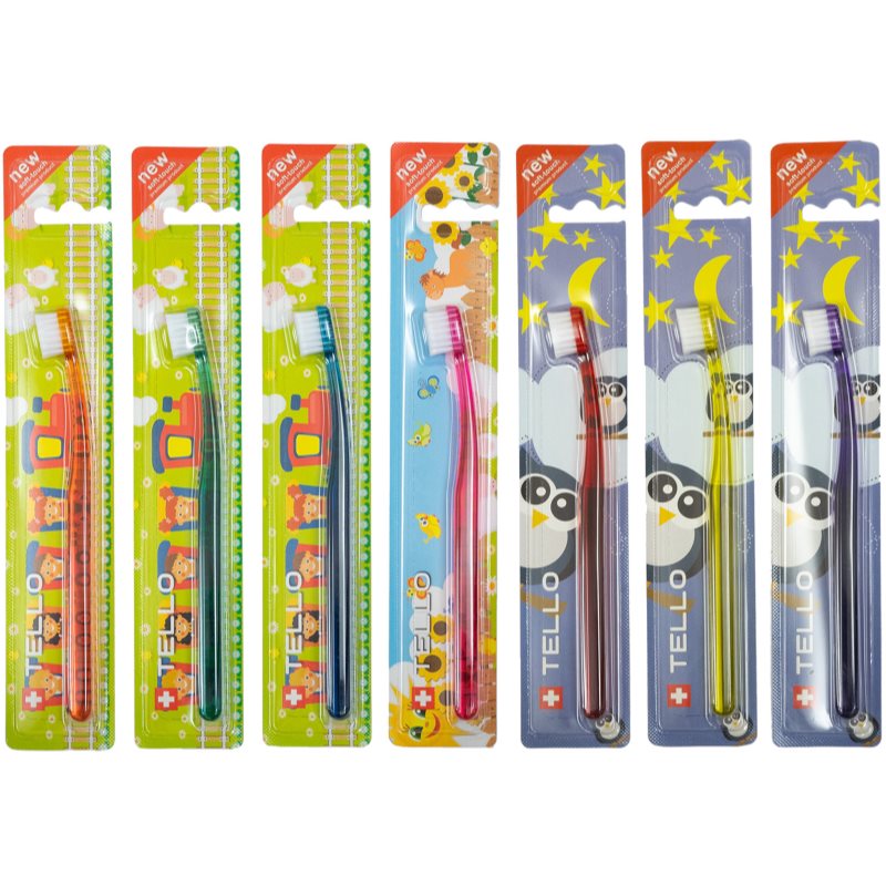 TELLO Kids 10400 Toothbrush For Children Mega Soft 1 Pc