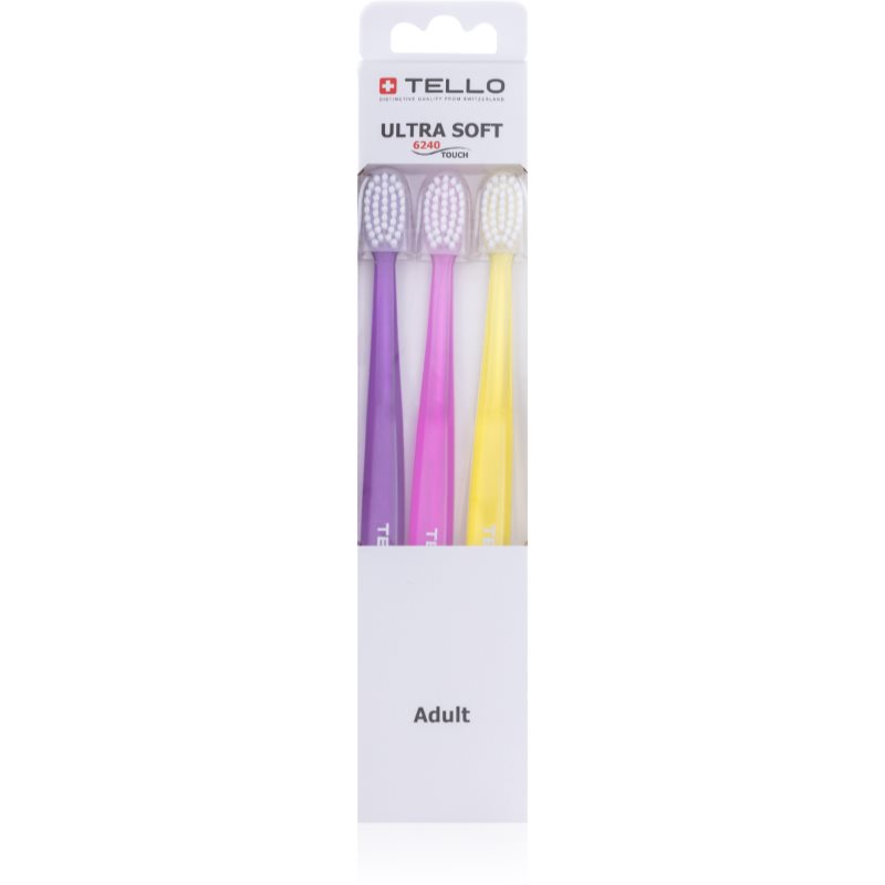 TELLO 6240 Ultra Soft 3pack Toothbrush 3 Pc