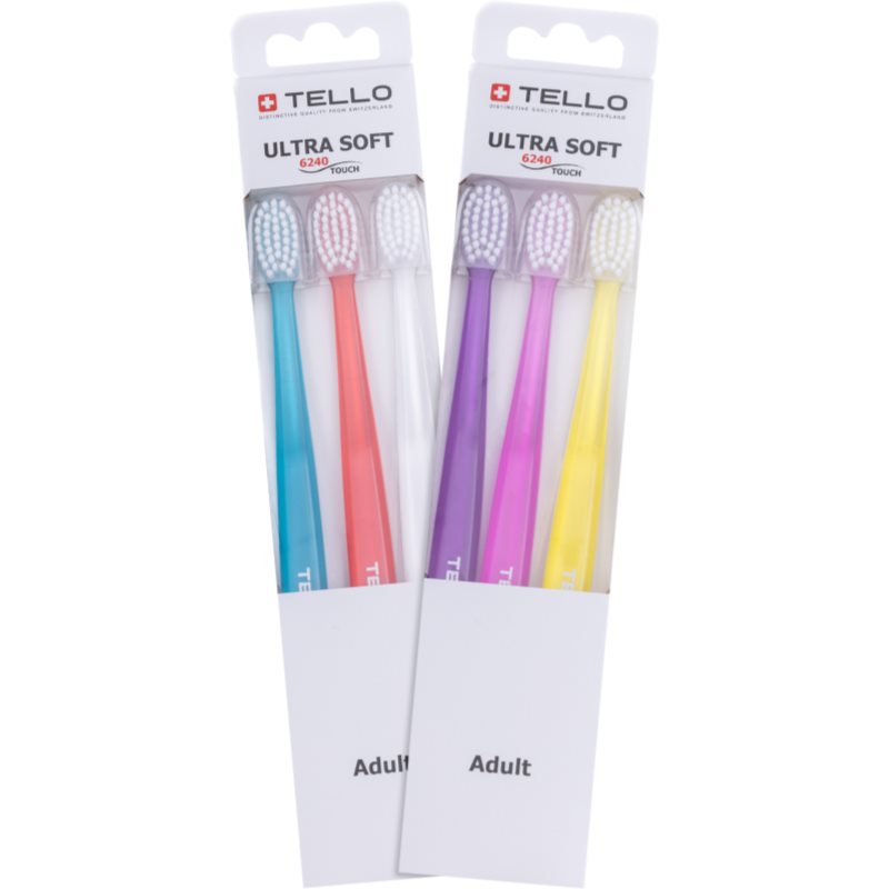 TELLO 6240 Ultra Soft 3pack Toothbrush 3 Pc