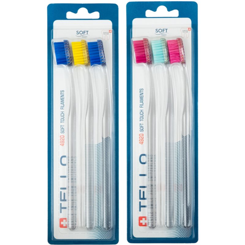 TELLO 4920 Soft 3pack Toothbrush 3 Pc