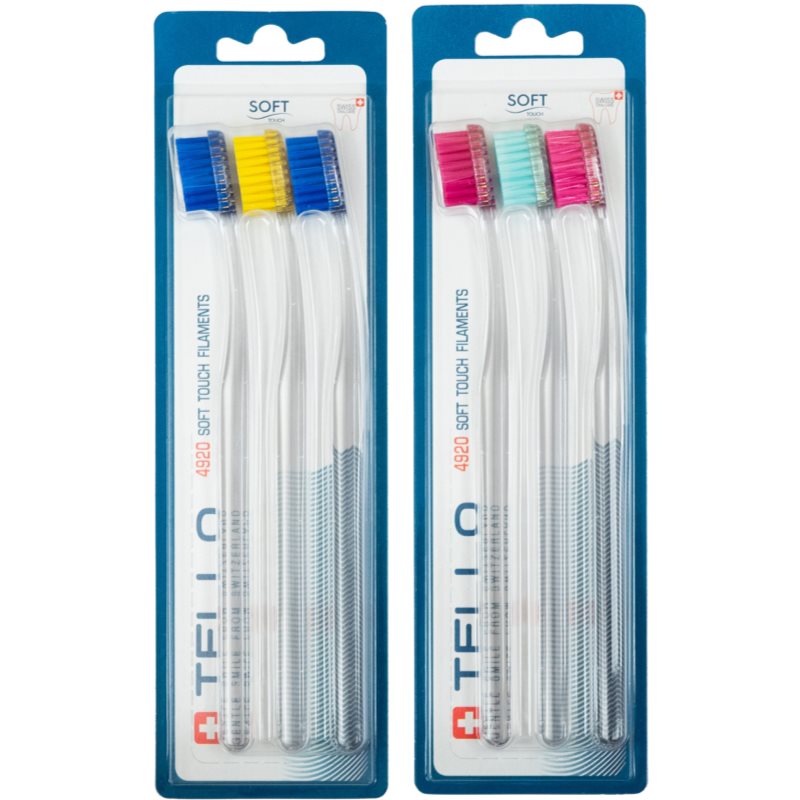 TELLO 4920 Soft 3pack Brosse à Dents 3 Pcs