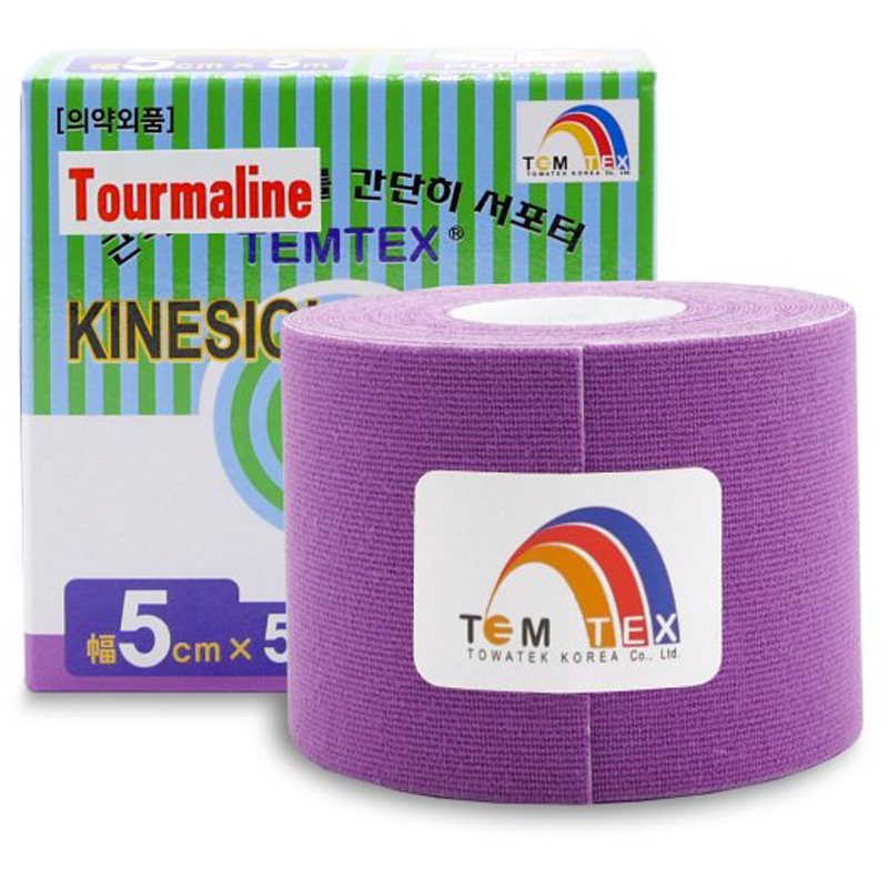 Temtex Tape Tourmaline Ruban élastique Muscles Et Articulations Teinte/couleur Purple 1 Pcs