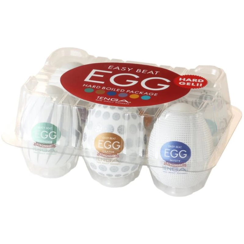 Tenga Egg Variety Pack набір мастурбаторів Hard Boiled 6 кс