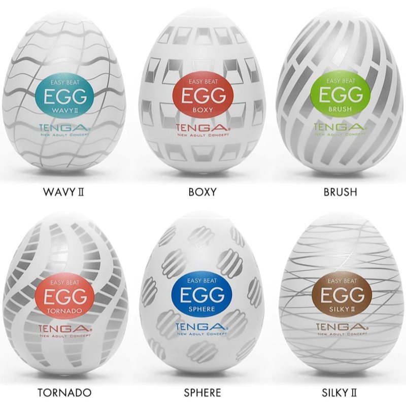 Tenga Egg Variety Pack набір мастурбаторів New Standard 6 кс