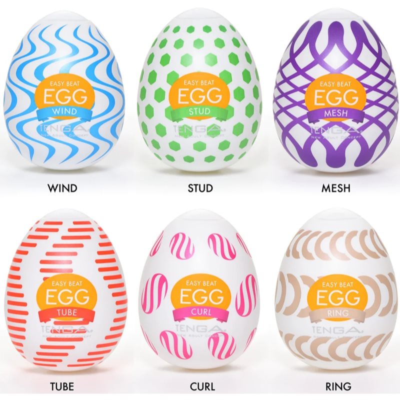 Tenga Egg Variety Pack Kit De Masturbateurs Wonder 6 Pcs