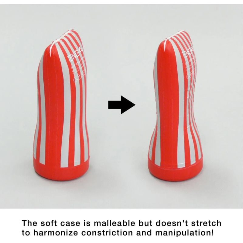 Tenga Squeeze Soft Case Cup Gentle Masturbateur Jetable 15,5 Cm