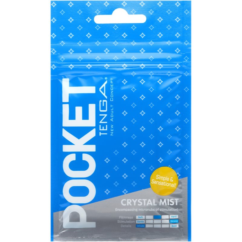 Tenga Pocket Crystal Mist Masturbateur Jetable 8 Cm