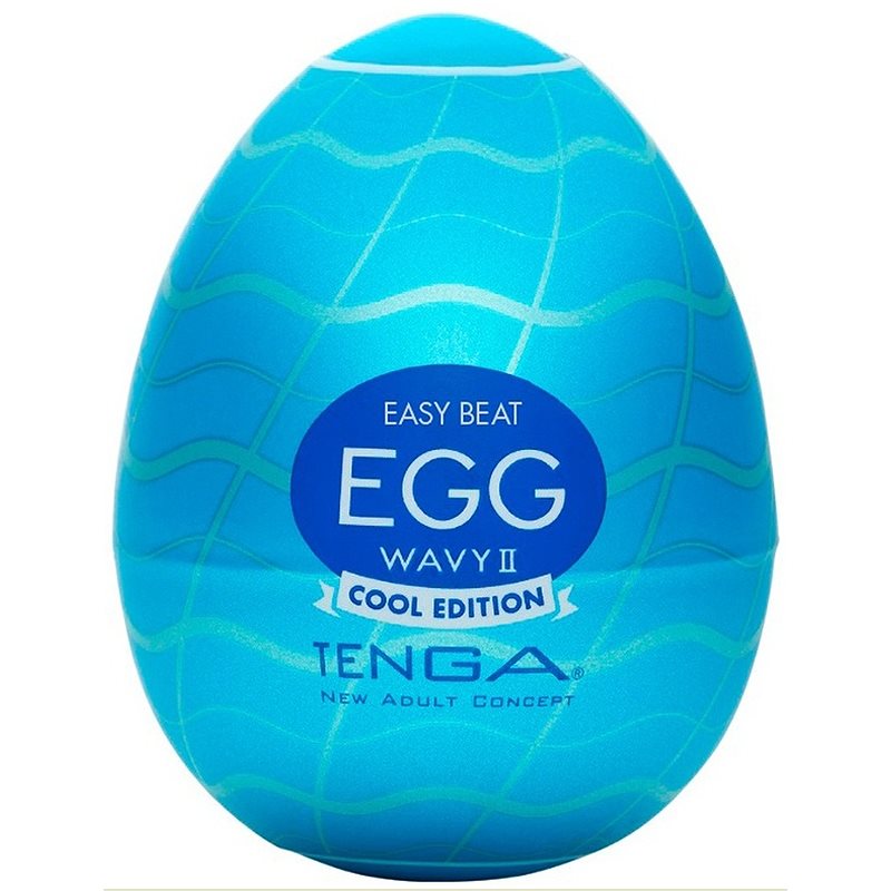 Tenga Egg Wavy II Cool Edition Masturbateur Jetable 6,5 Cm