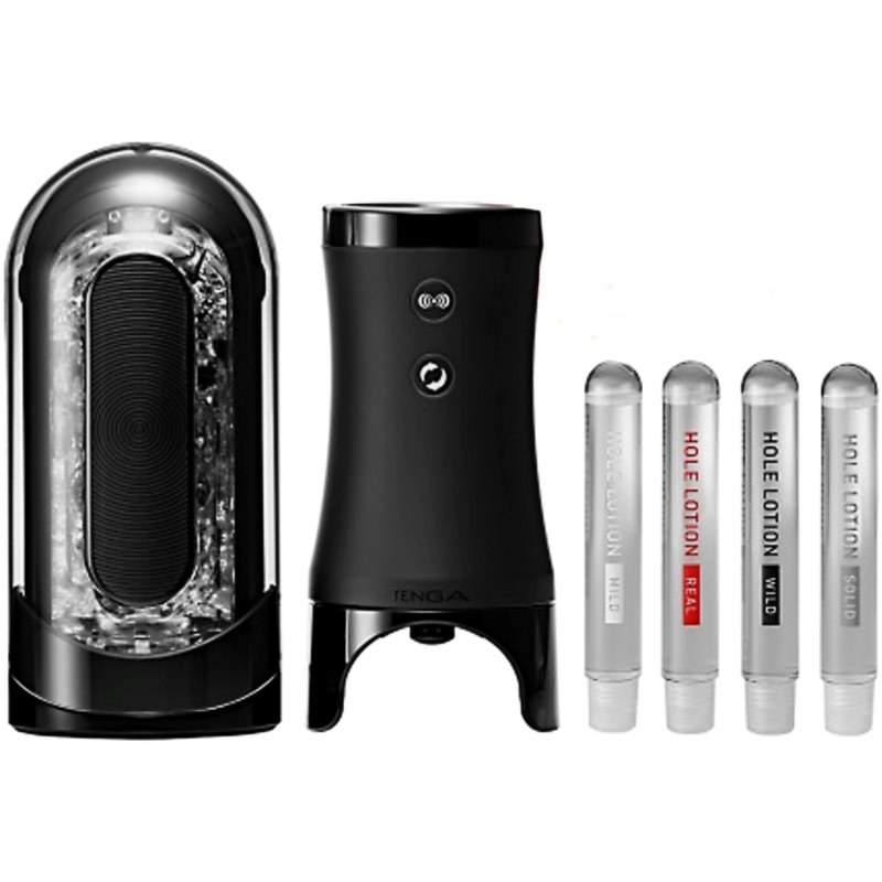 Tenga Flip Zero Electronic Vibration Kit De Masturbateurs Black 2 Pcs
