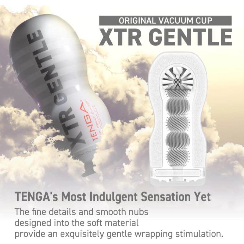 Tenga Vacuum Cup Extra Gentle одноразовий мастурбатор 15,5 см