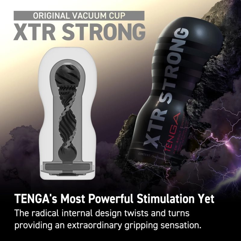Tenga Original Vacuum Cup Extra Strong Masturbateur Jetable 15,5 Cm