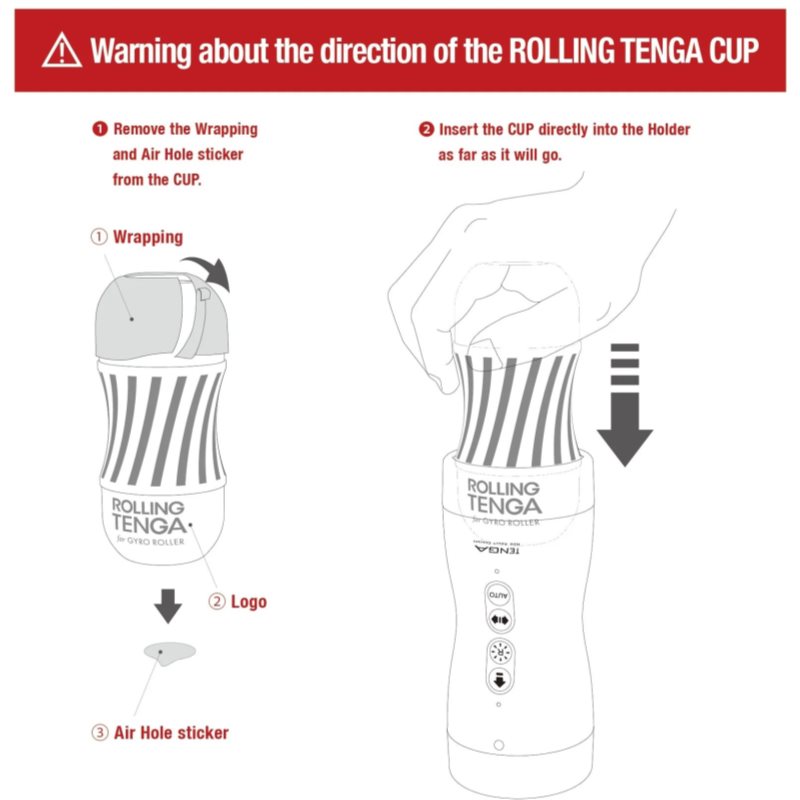 Tenga Vacuum Gyro Roller Kit De Masturbateurs