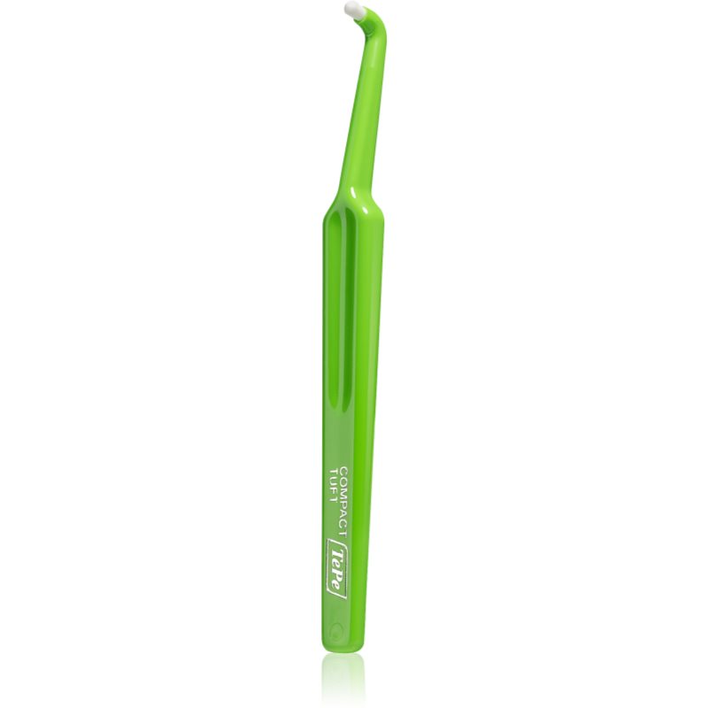 TePe Compact Tuft vieno danties šepetėlis spalvų variantai Green