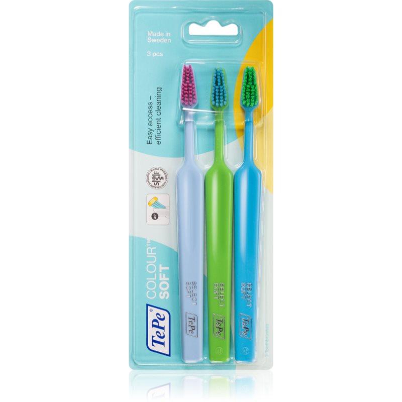 

TePe Colour Soft зубні щіточки soft 3 шт