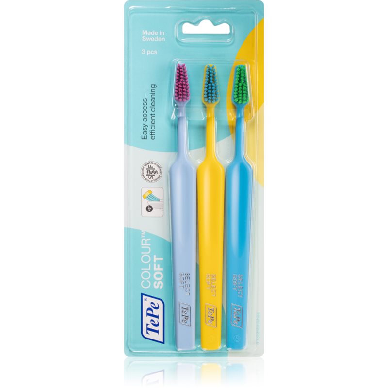 

TePe Colour Soft зубні щіточки soft 3 шт