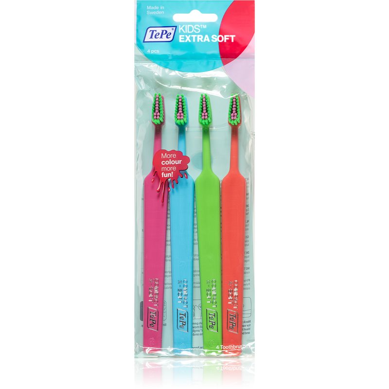 

TePe Colour Compact зубні щіточки extra soft 4 шт