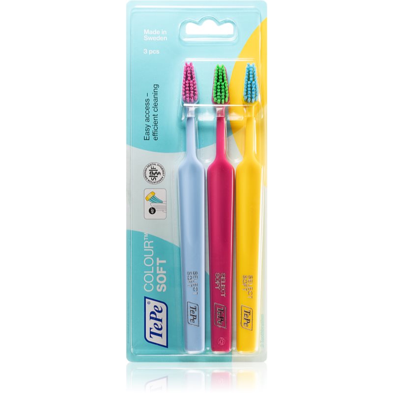 

TePe Colour Soft зубні щіточки soft 3 шт