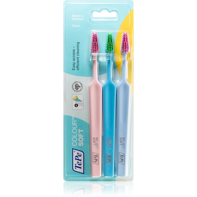 

TePe Colour Soft зубні щіточки soft 3 шт
