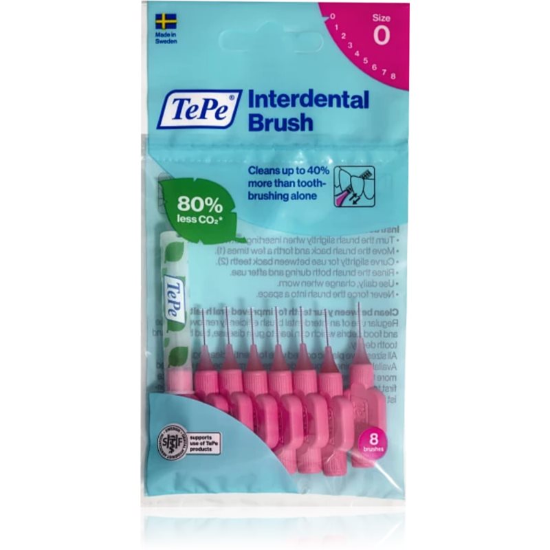 TePe Original interdental brushes pink 8 pc
