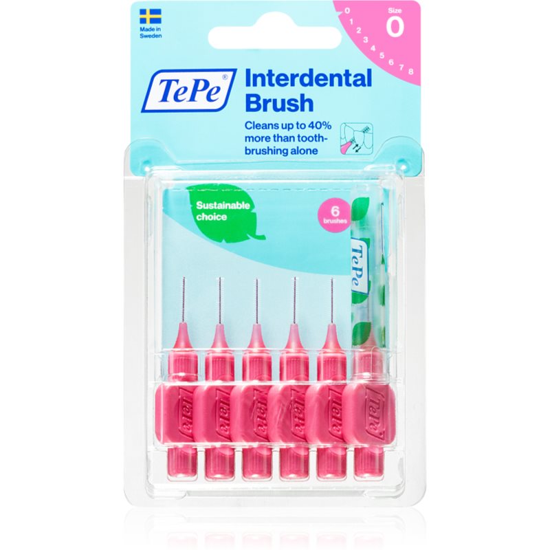 TePe Interdental Brush Original Zahnbürste für die Zahnzwischenräume 0,4 mm 6 St.