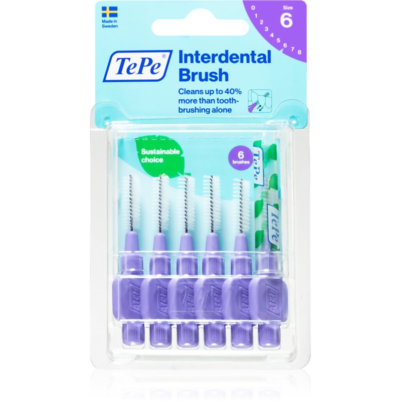 TePe Interdental Brush Original Mellanrumsborste 1,1 mm 6 st. unisex