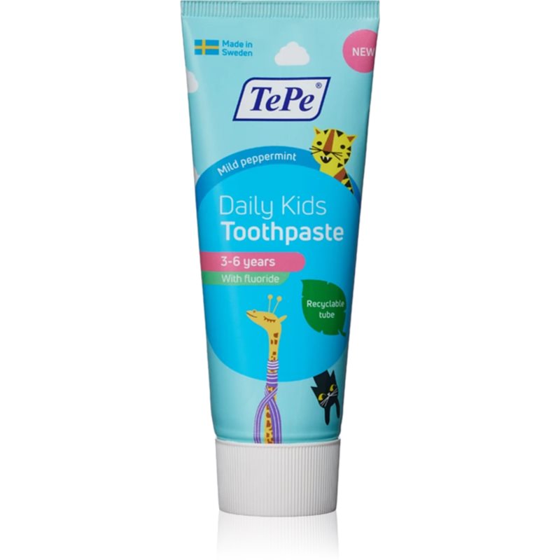 TePe Daily Kids pastă de dinți pentru copii de 3 ani 75 ml