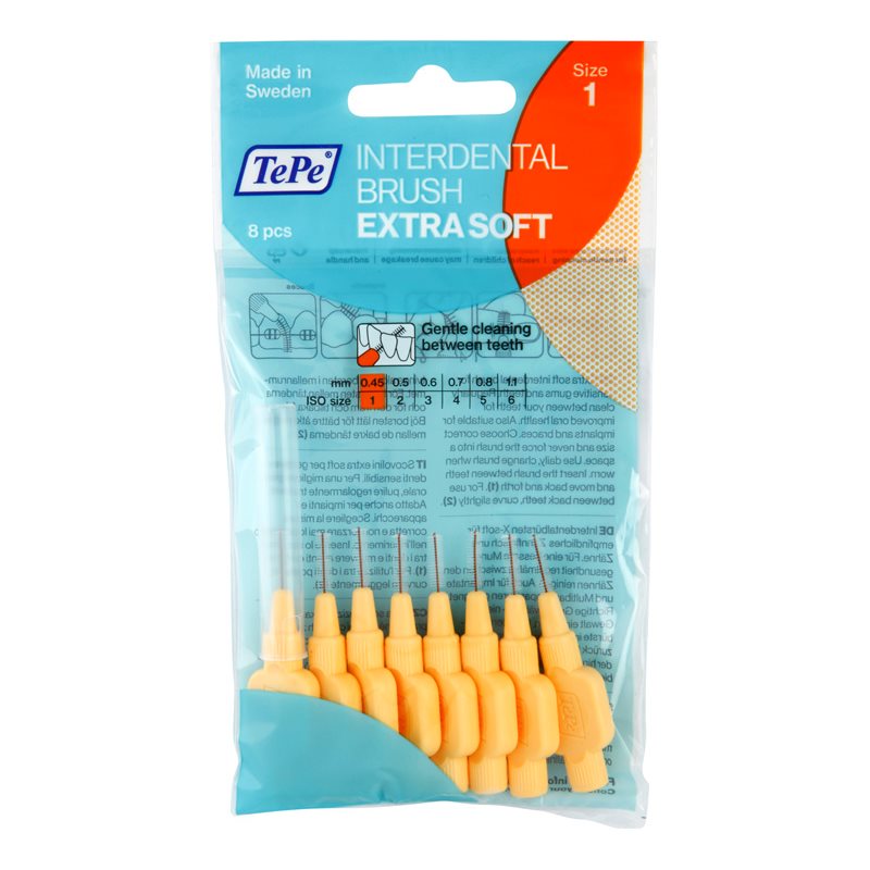 

TePe Extra Soft міжзубні щіточки 8 шт 0,45 mm
