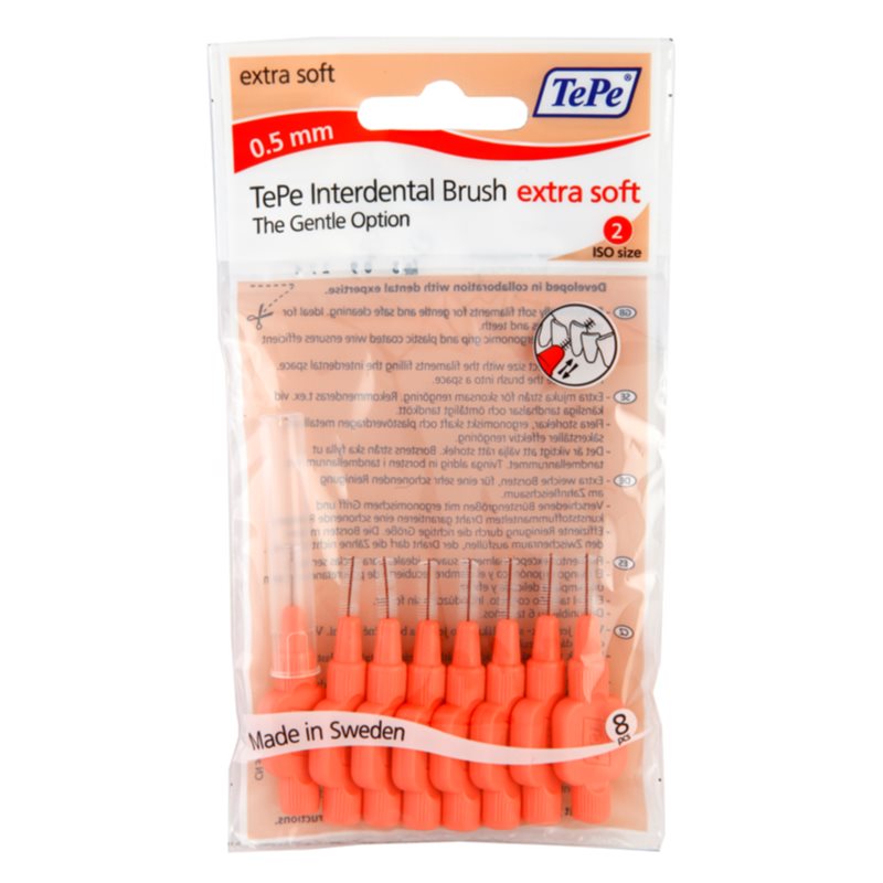 TePe Extra Soft Interdental Brushes 0,5 Mm 8 Pc