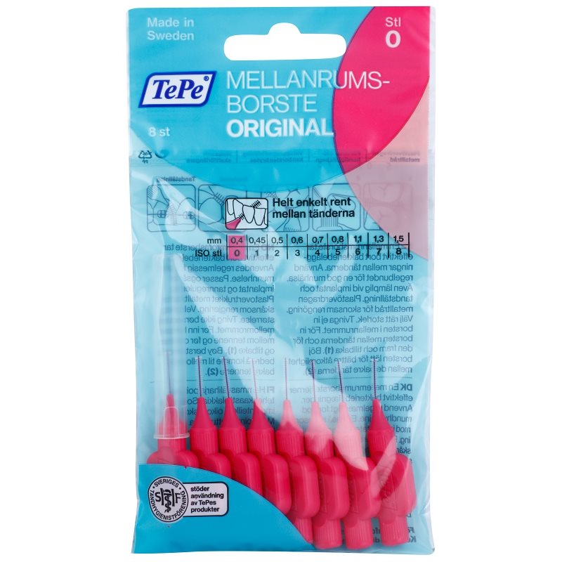

TePe Original міжзубні щіточки 8 шт 0,4 mm