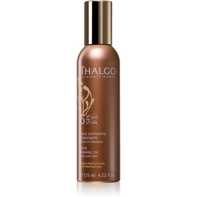 

Thalgo Suncare універсальна олійка для засмаги для тіла та волосся з УФ та УВ фільтрами SPF 6