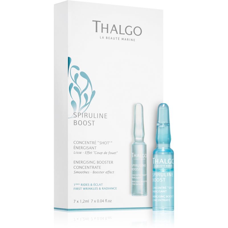 Thalgo Spiruline Boost Energising Booster Concentrate Koncentrat mot rynkor med vitamin C 7 x 1.2 ml female