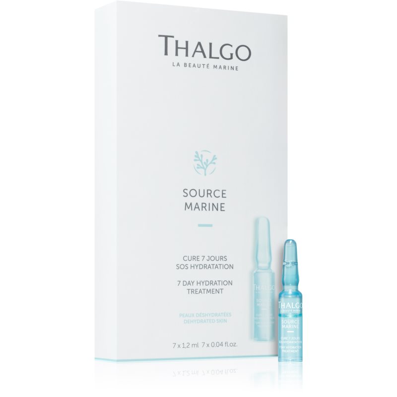E-shop Thalgo Source Marine 7 Day Hydration Treatment 7denní regenerační kúra pro intenzivní hydrataci pleti 7x1,2 ml