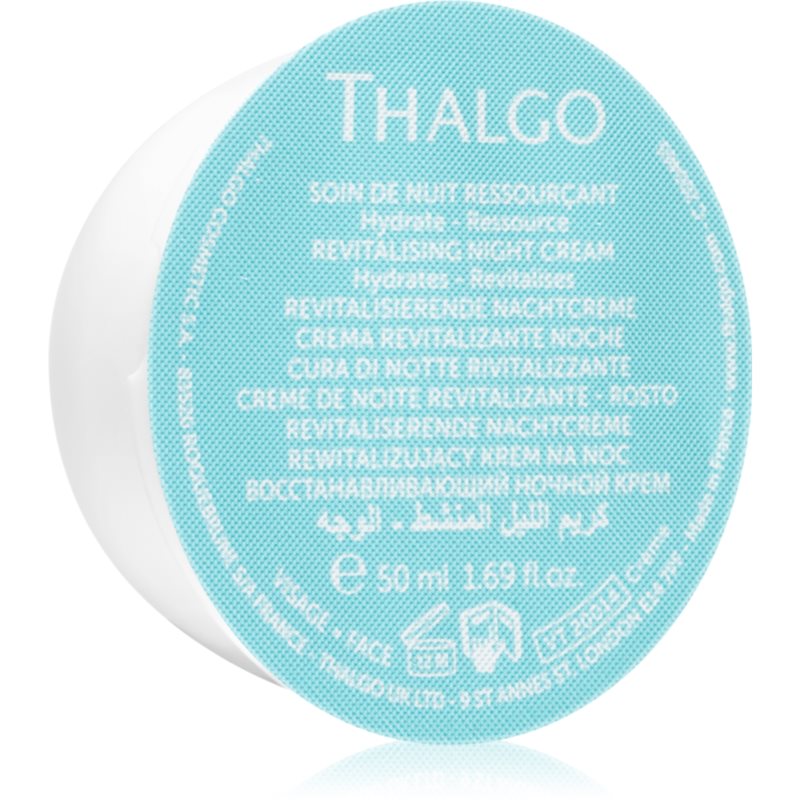 Thalgo Source Marine Revitalising Night Cream 50 ml nočný pleťový krém pre ženy Náplň výživa a regenerácia pleti; na dehydratovanu pleť