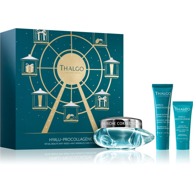 E-shop Thalgo Hyalu-Procollagen Wrinkle Filler Gift Set vánoční dárková sada (proti vráskám) pro ženy