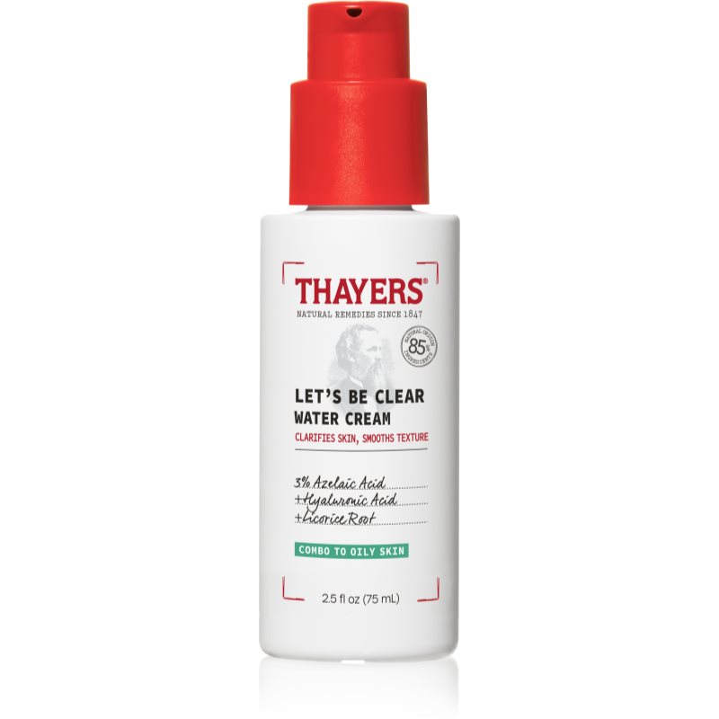 Thayers Let’s Be Clear Water Cream Fuktgivande kräm för ansikte 75 ml female